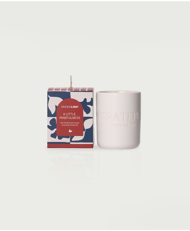 Mini Candle Christmas Ornament